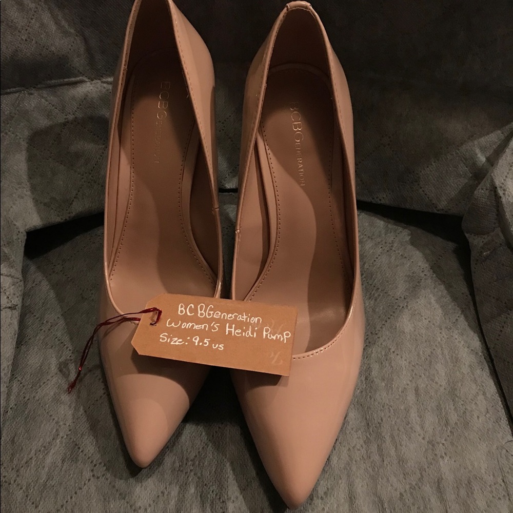 BCBG Heidi Nude Pumps